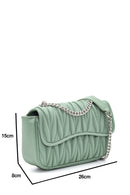 Women's Green Patterned Shoulder Bag | Derimod Women's Green Patterned Shoulder Bag | Derimod