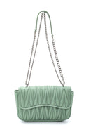 Women's Green Patterned Shoulder Bag | Derimod Women's Green Patterned Shoulder Bag | Derimod
