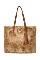 Women's Straw Shoulder Bag | Derimod Women's Straw Shoulder Bag | Derimod
