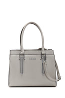 Women's Gray Faux Leather Handbag | Derimod Women's Gray Faux Leather Handbag | Derimod