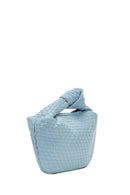 Women's Blue Braided Handbag | Derimod Women's Blue Braided Handbag | Derimod