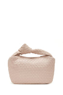 Women's Pink Braided Handbag | Derimod Women's Pink Braided Handbag | Derimod