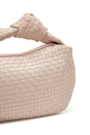 Women's Pink Braided Handbag | Derimod Women's Pink Braided Handbag | Derimod