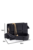 Women's Square Patterned Crossbody Bag | Derimod Women's Square Patterned Crossbody Bag | Derimod