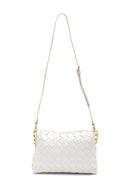 Women's White Faux Leather Handbag | Derimod Women's White Faux Leather Handbag | Derimod