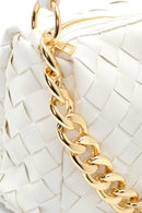 Women's White Faux Leather Handbag | Derimod Women's White Faux Leather Handbag | Derimod