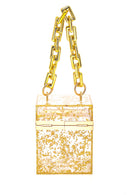 Women's Transparent Cube Clutch Bag | Derimod Women's Transparent Cube Clutch Bag | Derimod