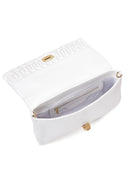 Women's White Quilted Crossbody Bag | Derimod Women's White Quilted Crossbody Bag | Derimod
