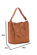 Women's Braided Shoulder Bag | Derimod Women's Braided Shoulder Bag | Derimod