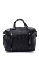 Women's Knitted Detailed Shoulder Bag | Derimod Women's Knitted Detailed Shoulder Bag | Derimod
