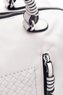 Women's Knitted Detailed Shoulder Bag | Derimod Women's Knitted Detailed Shoulder Bag | Derimod
