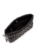 Women's Black Quilted Shoulder Bag | Derimod Women's Black Quilted Shoulder Bag | Derimod