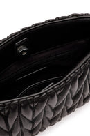 Women's Black Quilted Shoulder Bag | Derimod Women's Black Quilted Shoulder Bag | Derimod