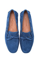 Erkek Mavi Süet Deri Casual Loafer | Derimod Erkek Mavi Süet Deri Casual Loafer | Derimod