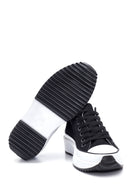Kadın Siyah Kalın Tabanlı Kumaş Sneaker | Derimod Kadın Siyah Kalın Tabanlı Kumaş Sneaker | Derimod