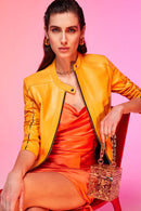 Joel Women's Leather Jacket | Derimod Joel Women's Leather Jacket | Derimod