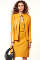 Joel Women's Leather Jacket | Derimod Joel Women's Leather Jacket | Derimod