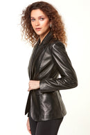Gısele Women's Leather Jacket | Derimod Gısele Women's Leather Jacket | Derimod