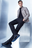 Felibe Men's Mink Leather Jacket | Derimod Felibe Men's Mink Leather Jacket | Derimod