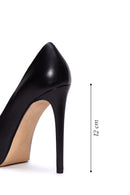 Kadın Siyah Deri Platfrom Stiletto | Derimod Kadın Siyah Deri Platfrom Stiletto | Derimod