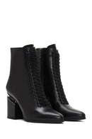Women's Leather High Heel Boots | Derimod Women's Leather High Heel Boots | Derimod