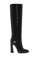 Women's Leather High Heel Boots | Derimod Women's Leather High Heel Boots | Derimod