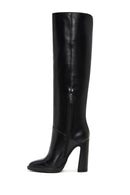 Women's Leather High Heel Boots | Derimod Women's Leather High Heel Boots | Derimod