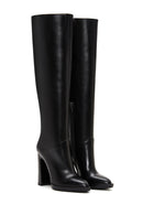 Women's Leather High Heel Boots | Derimod Women's Leather High Heel Boots | Derimod