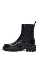 Women's Black Leather Chelsea Boots | Derimod Women's Black Leather Chelsea Boots | Derimod