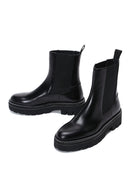 Women's Black Leather Chelsea Boots | Derimod Women's Black Leather Chelsea Boots | Derimod