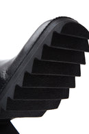 Women's Black Leather Heeled Boots | Derimod Women's Black Leather Heeled Boots | Derimod