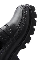 Kadın Siyah Kalın Tabanlı Loafer | Derimod Kadın Siyah Kalın Tabanlı Loafer | Derimod
