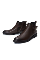Men's Leather Buckle Classic Boots | Derimod Men's Leather Buckle Classic Boots | Derimod
