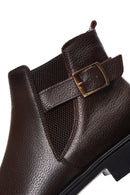 Men's Leather Buckle Classic Boots | Derimod Men's Leather Buckle Classic Boots | Derimod