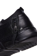 Erkek Siyah Deri Sneaker | Derimod Erkek Siyah Deri Sneaker | Derimod
