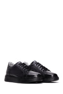 Erkek Siyah Deri Casual Sneaker | Derimod Erkek Siyah Deri Casual Sneaker | Derimod
