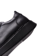 Erkek Siyah Deri Casual Sneaker | Derimod Erkek Siyah Deri Casual Sneaker | Derimod