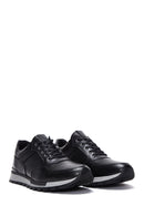 Erkek Siyah Deri Sneaker | Derimod Erkek Siyah Deri Sneaker | Derimod