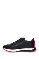 Men's Black Leather Sneaker | Derimod Men's Black Leather Sneaker | Derimod