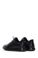 Men's Black Leather Casual Sneaker | Derimod Men's Black Leather Casual Sneaker | Derimod