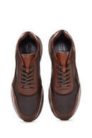 Men's Black Leather Detailed Sneaker | Derimod Men's Black Leather Detailed Sneaker | Derimod
