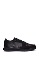 Men's Black Leather Sneaker | Derimod Men's Black Leather Sneaker | Derimod