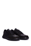 Men's Black Leather Sneaker | Derimod Men's Black Leather Sneaker | Derimod