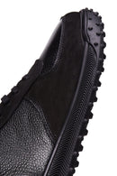 Men's Black Leather Sneaker | Derimod Men's Black Leather Sneaker | Derimod
