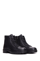 Men's Leather Casual Zippered Boots | Derimod Men's Leather Casual Zippered Boots | Derimod