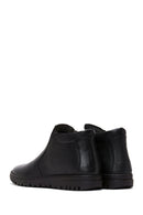 Men's Black Leather Zippered Casual Boots | Derimod Men's Black Leather Zippered Casual Boots | Derimod