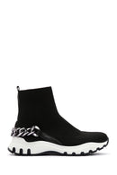 Women's Black High Top Sneaker | Derimod Women's Black High Top Sneaker | Derimod