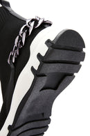Women's Black High Top Sneaker | Derimod Women's Black High Top Sneaker | Derimod