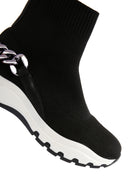 Women's Black High Top Sneaker | Derimod Women's Black High Top Sneaker | Derimod