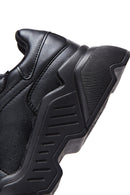 Kadın Siyah Yüksek Taban Sneaker | Derimod Kadın Siyah Yüksek Taban Sneaker | Derimod